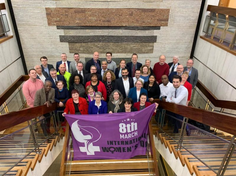 Councillors celebrating IWD 2019 in person