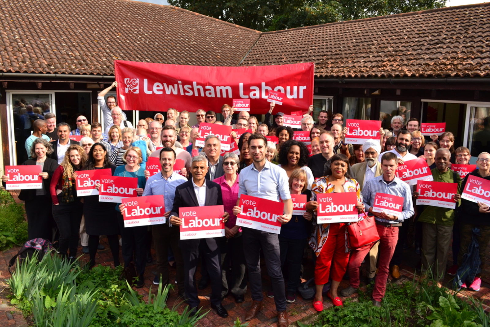 Mayor of London Sadiq Khan with Lewisham Labour Group