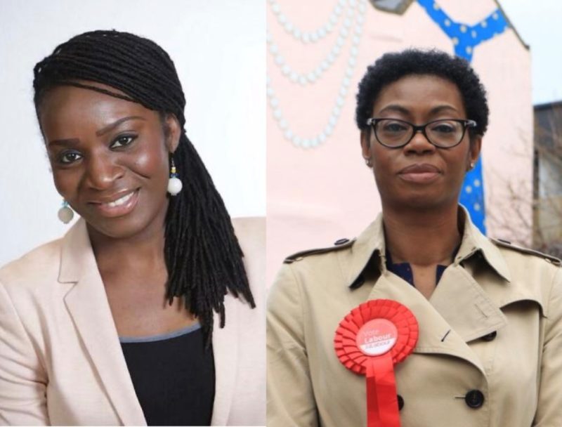 (L-R) Rachel Onikosi, Bellingham Candidate & Samantha Latouche, New Cross Candidate