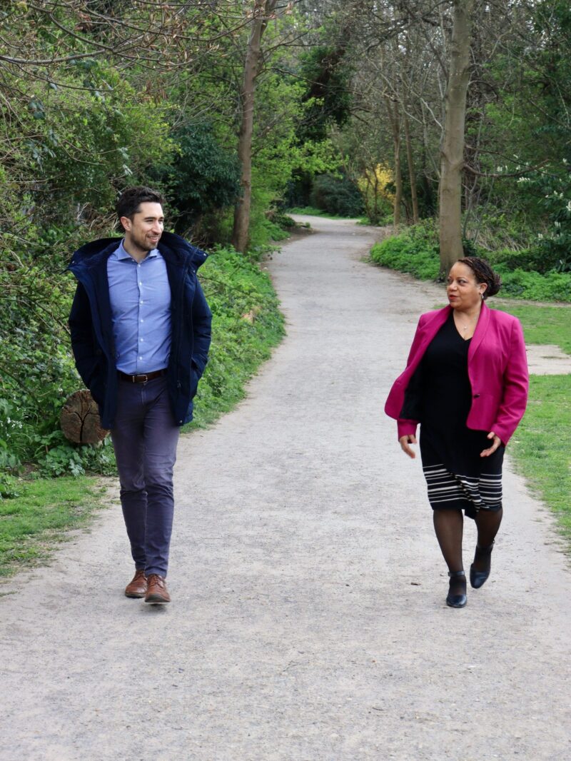 Damien and Brenda at Ladywell Fields