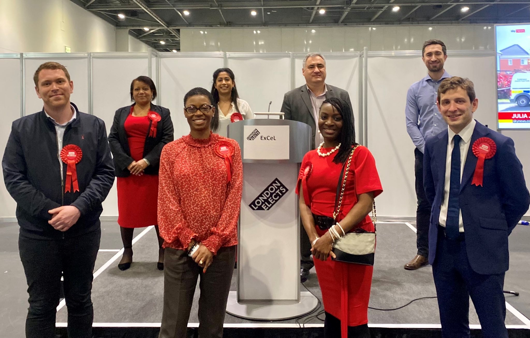 Front from (L-R) Jack Lavery, Samantha Latouche, Rachel Onikosi, James Royston Back (L-R) Brenda Dacres, Sakina Sheikh, Len Duvall, Damien Egan