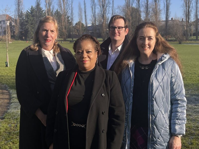 Grove Park’s Labour candidates; Suzannah Clarke, Mark Jackson, Hilary Moore and Brenda Dacres