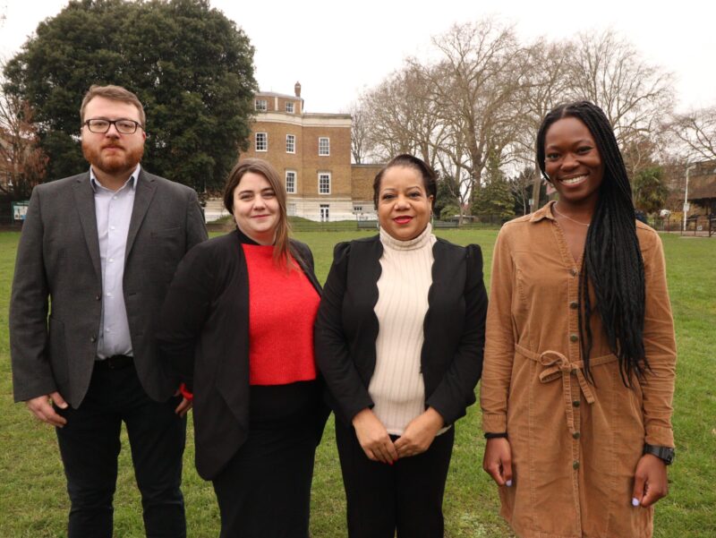 Your Labour team for Lee Green Ese Erheriene, Eva Kestner, James Rathbone and Damien Egan