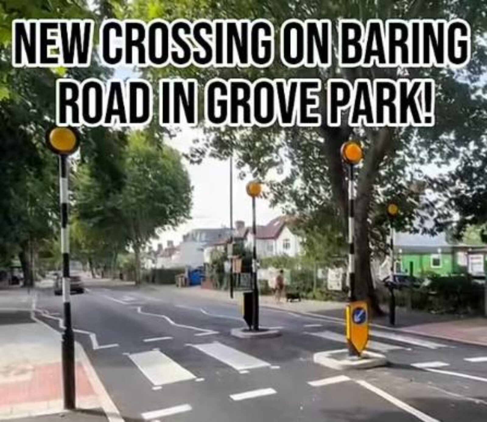 New crossing on Baring Road