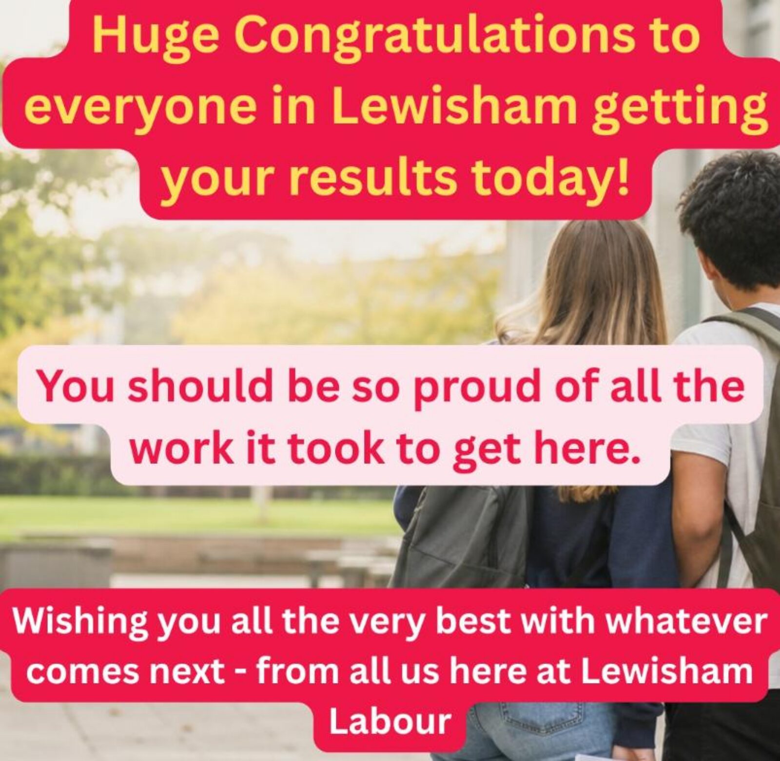 Big congratulations to everyone across Lewisham getting their GCSE and A-level results this month!